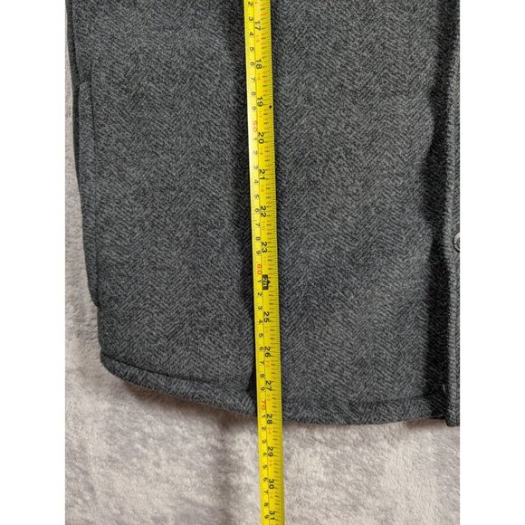 Free Country Coat Mens Medium Gray Sherpa Lined Hiking Outdoor Gorpcore Casual - Picture 6 of 8